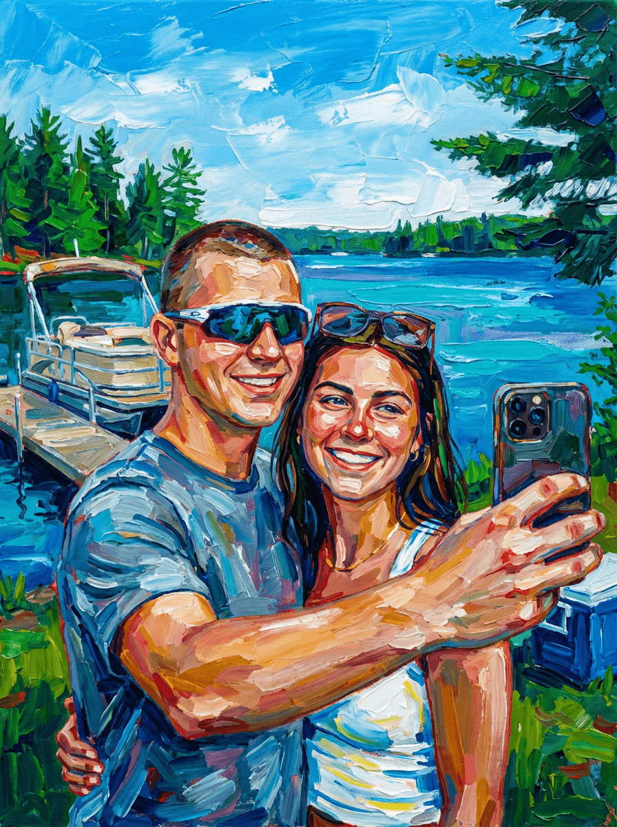 Young Couple Selfie