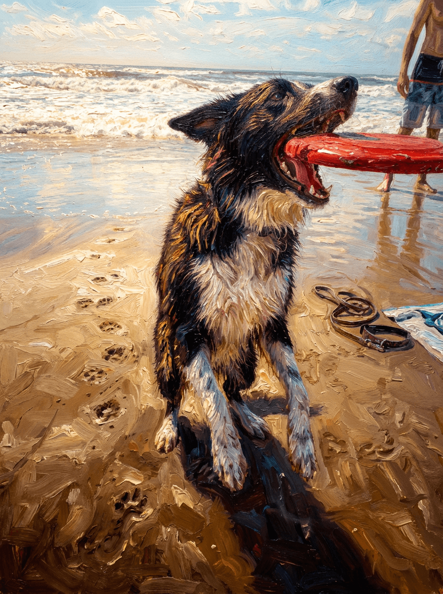 Dog at the Beach